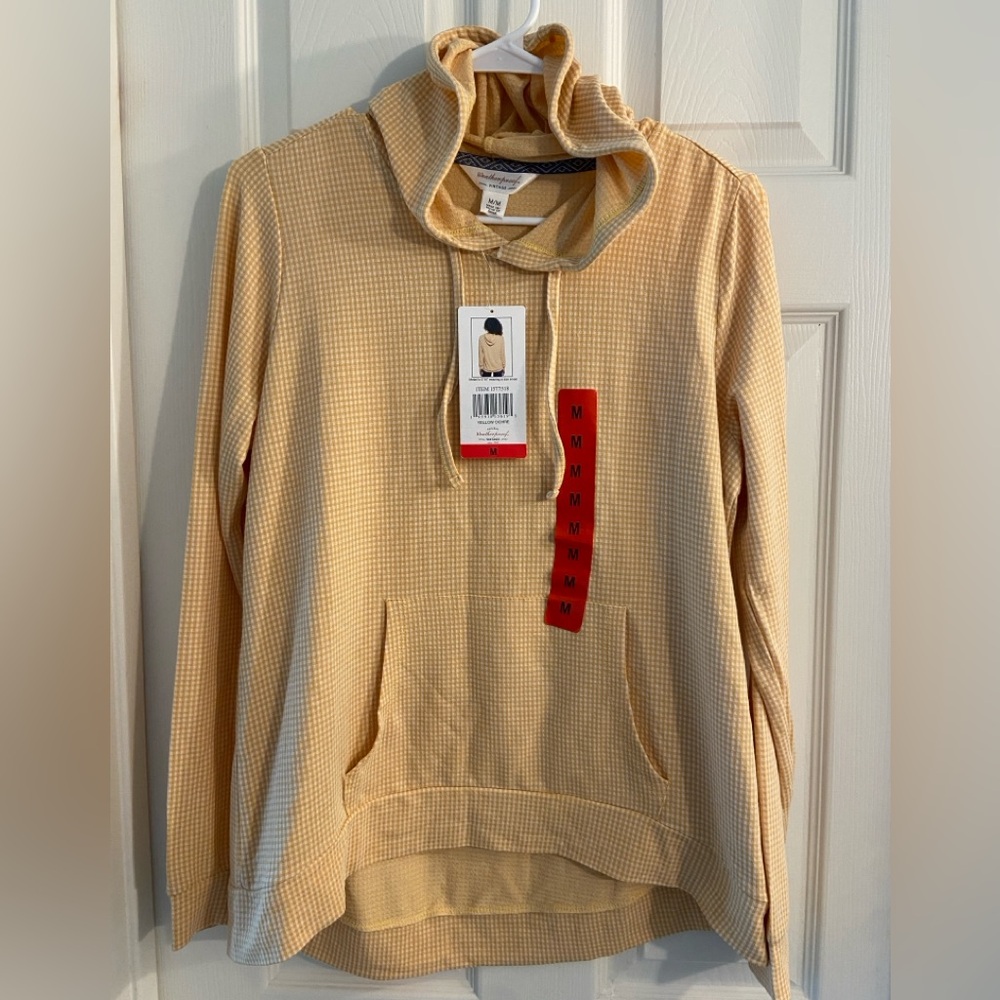 Weatherproof vintage ladies gingham hoodie size M